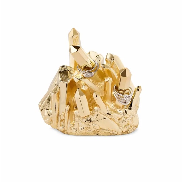 Kendra Scott Gold Crystal Ring Holder